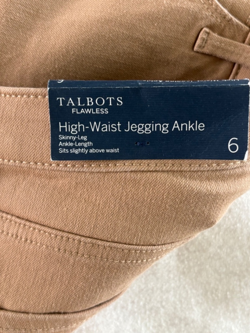 NWT Talbots Flawless High Waist Ankle Jean Sz 6 - Picture 6 of 11